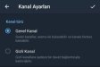 Telegram kanal açma - kanal türünü seçin