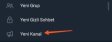 Telegram kanal açma - yeni kanal