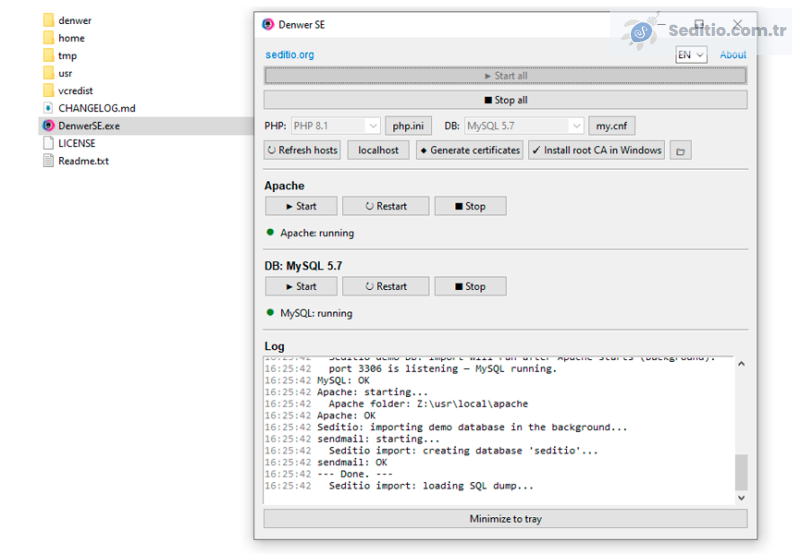 Denwer SE (Second Edition) – Fast & Portable x64 Local Web Stack for Windows